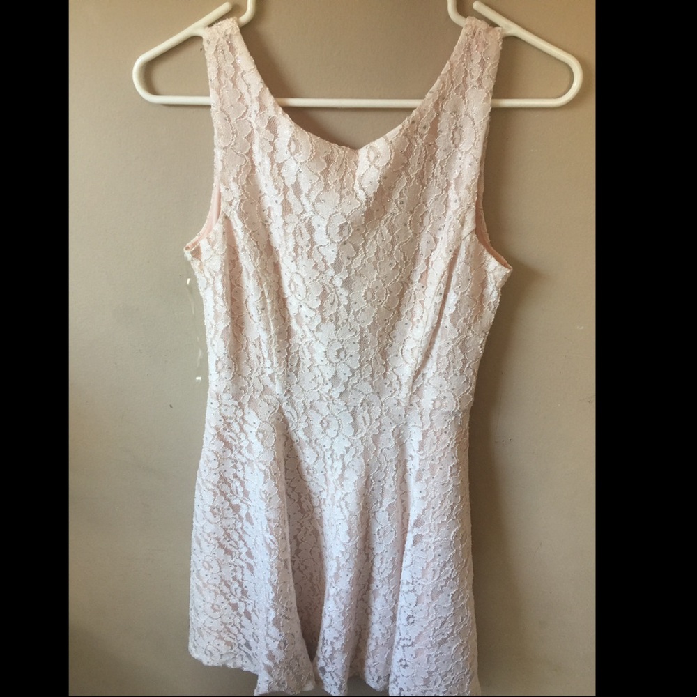 Short dress with sparkles